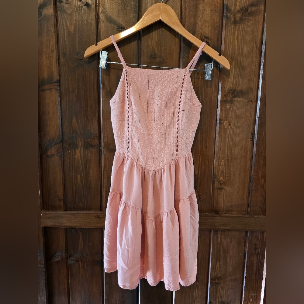 Wild Fable Blush Smocked Top